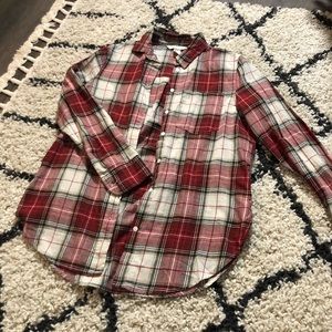Red-multi flannel